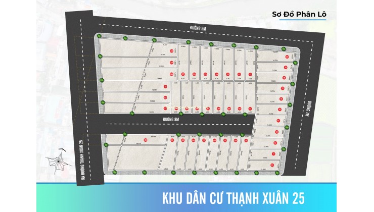 Bán Đất Giá Rẻ Khu Dân Cư Thạnh Xuân 25 – Vị Trí Vàng, Giá Tốt – Quận 12, Tp.Hcm